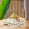 Gomti Chakra Crystal Pyramid with Shree Yantra