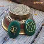 Green Jade Zibu Coin