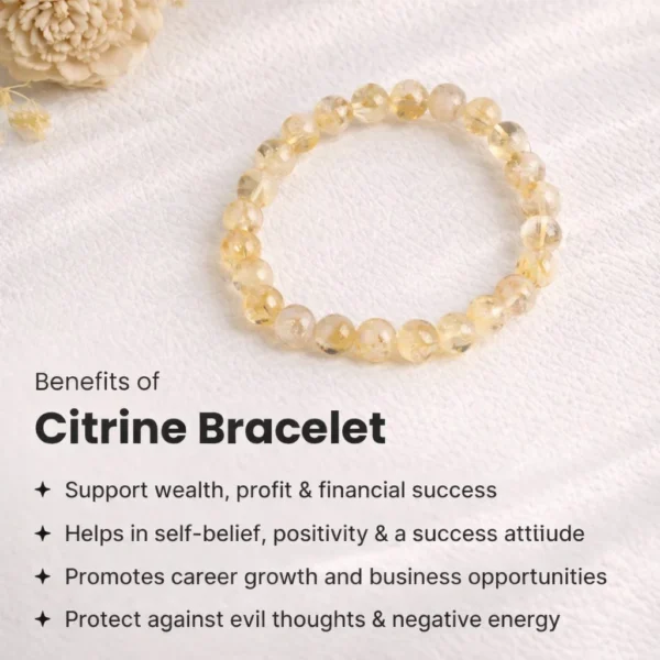 benefits of citrine bracelet
