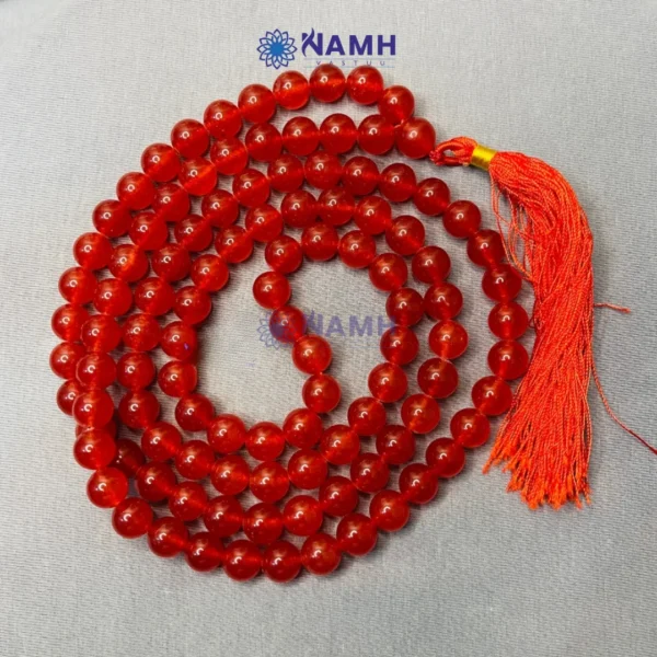 Red Onyx Japa Mala 108 Beads