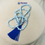 Aquamarine Japa Mala 108 Beads