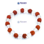 Rudraksha Sphatik Bracelet
