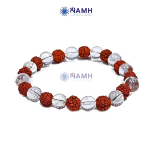 Rudraksha Sphatik Bracelet
