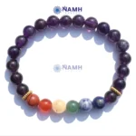 Seven Chakra with Amethyst Bracelet