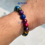 Multi Tiger Eye Bracelet in hand