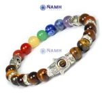 7 Chakra Bracelet with Tiger Eye