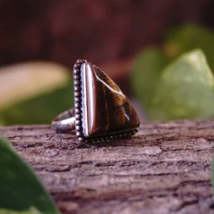 Tiger Eye Ring For Courage and Strength