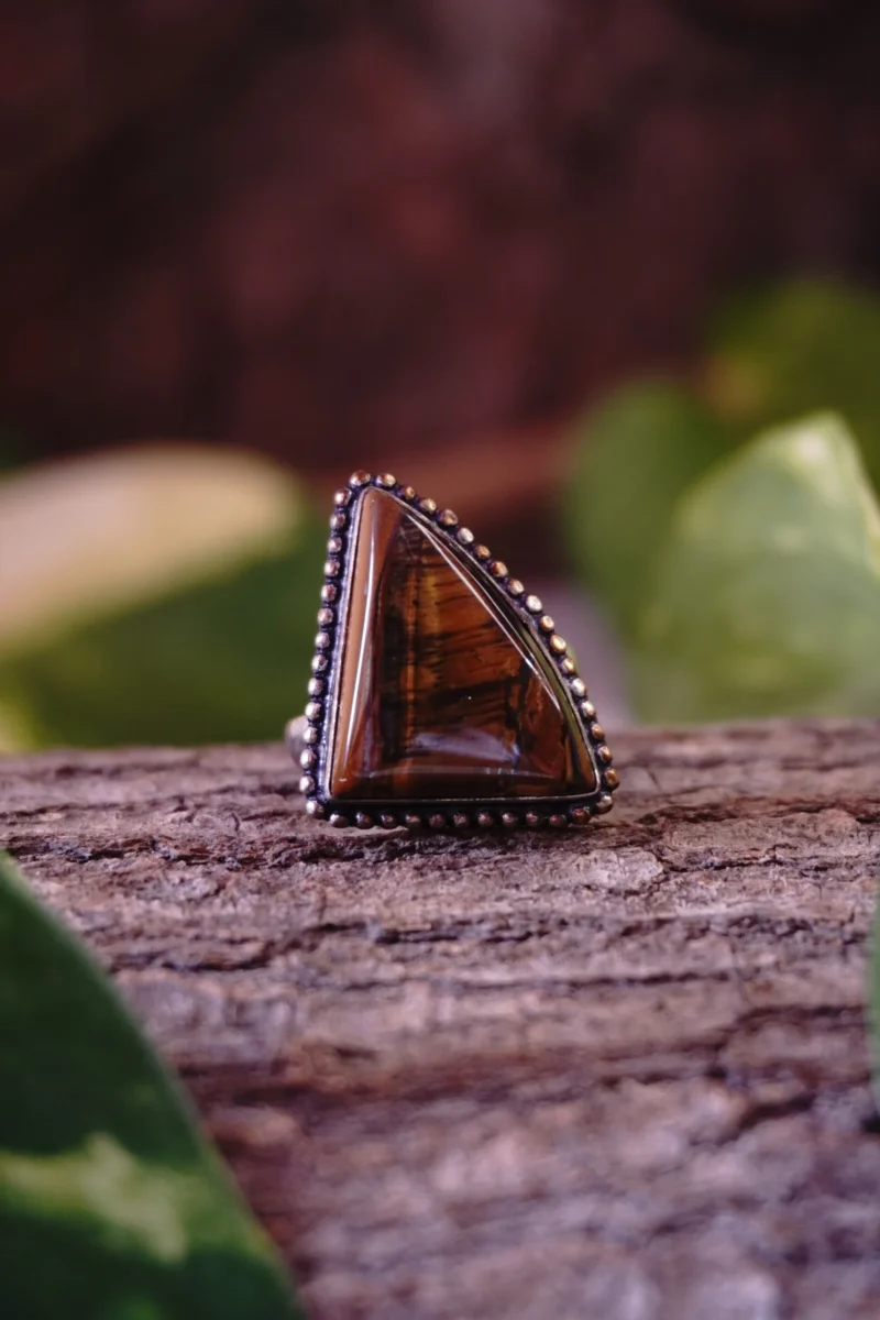Tiger Eye Ring For Courage and Strength - Image 4
