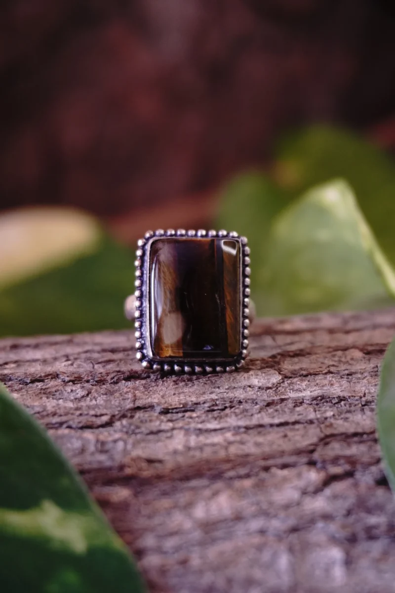 Tiger Eye Ring For Courage and Strength - Image 3
