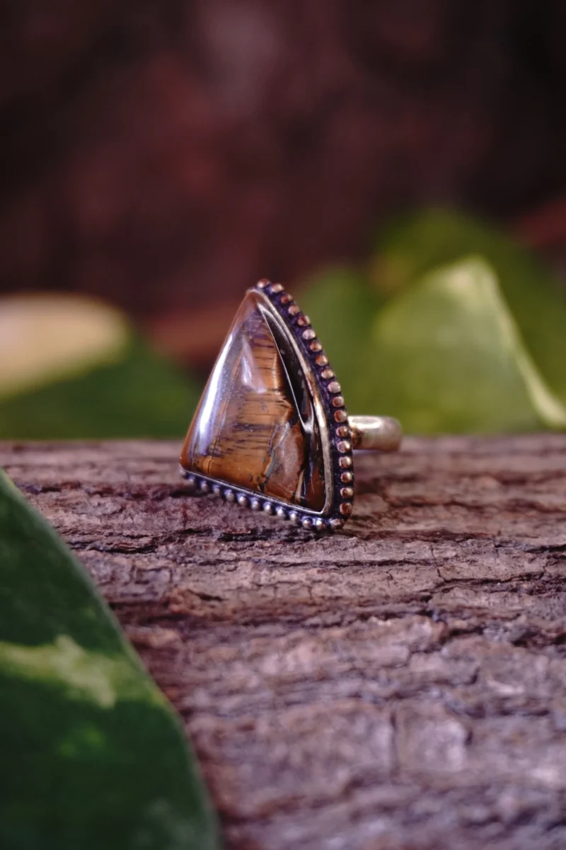 Tiger Eye Ring For Courage and Strength - Image 2