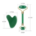 Green Jade Face Roller dimension