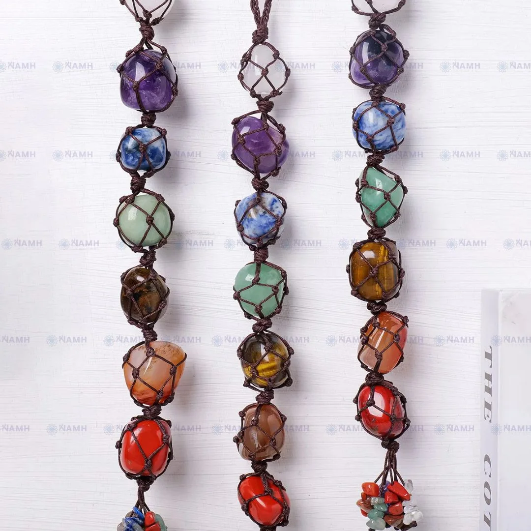 7 Chakra Tumbled Hanging
