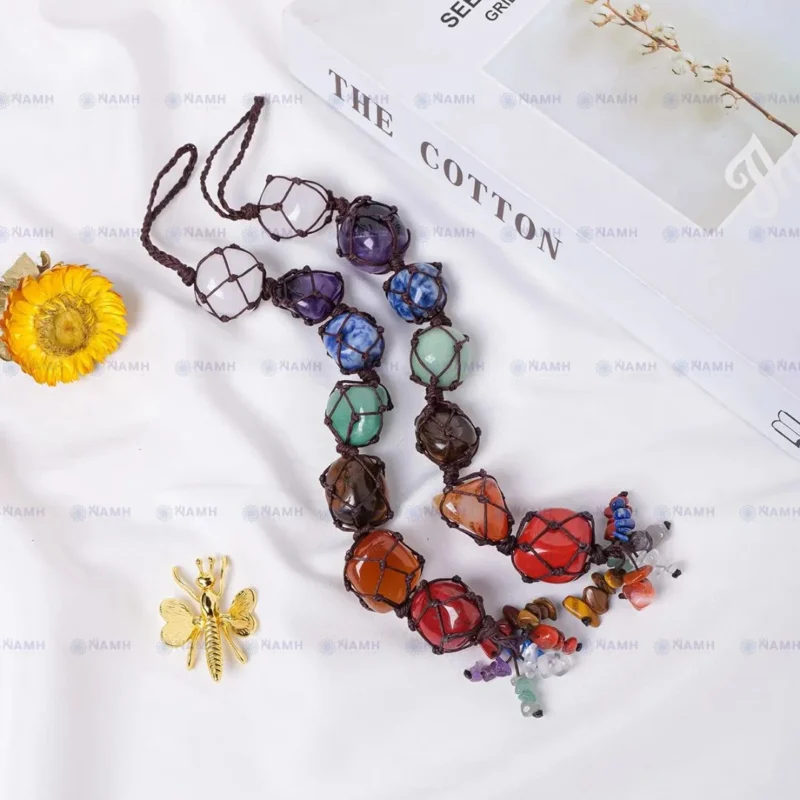 7 Chakra Tumbled Hanging