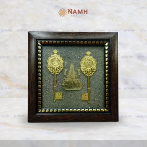 Goddess Lakshmi Pyrite Dust Frame