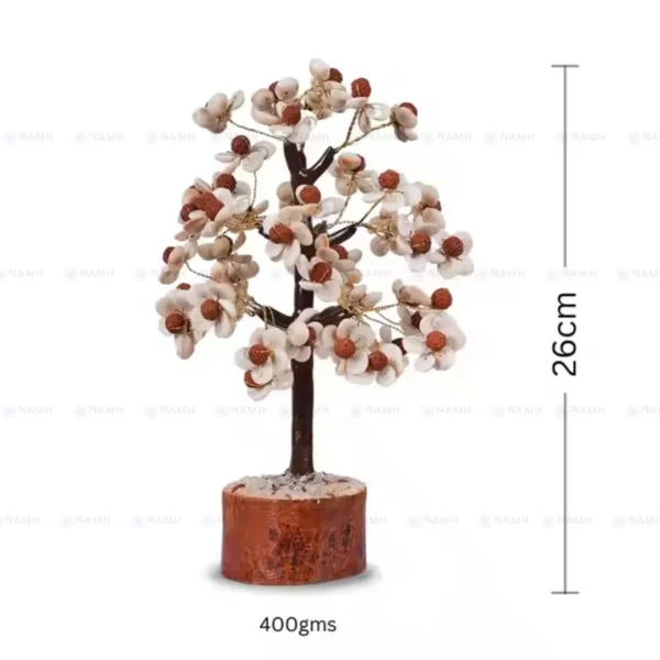 Gomti Chakra & Rudraksha Tree (300 Beads) dimension