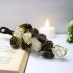 Black Tourmaline and Selenite Hanging