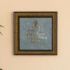 Shree Krishna Mantra Frame with Raw Pyrite