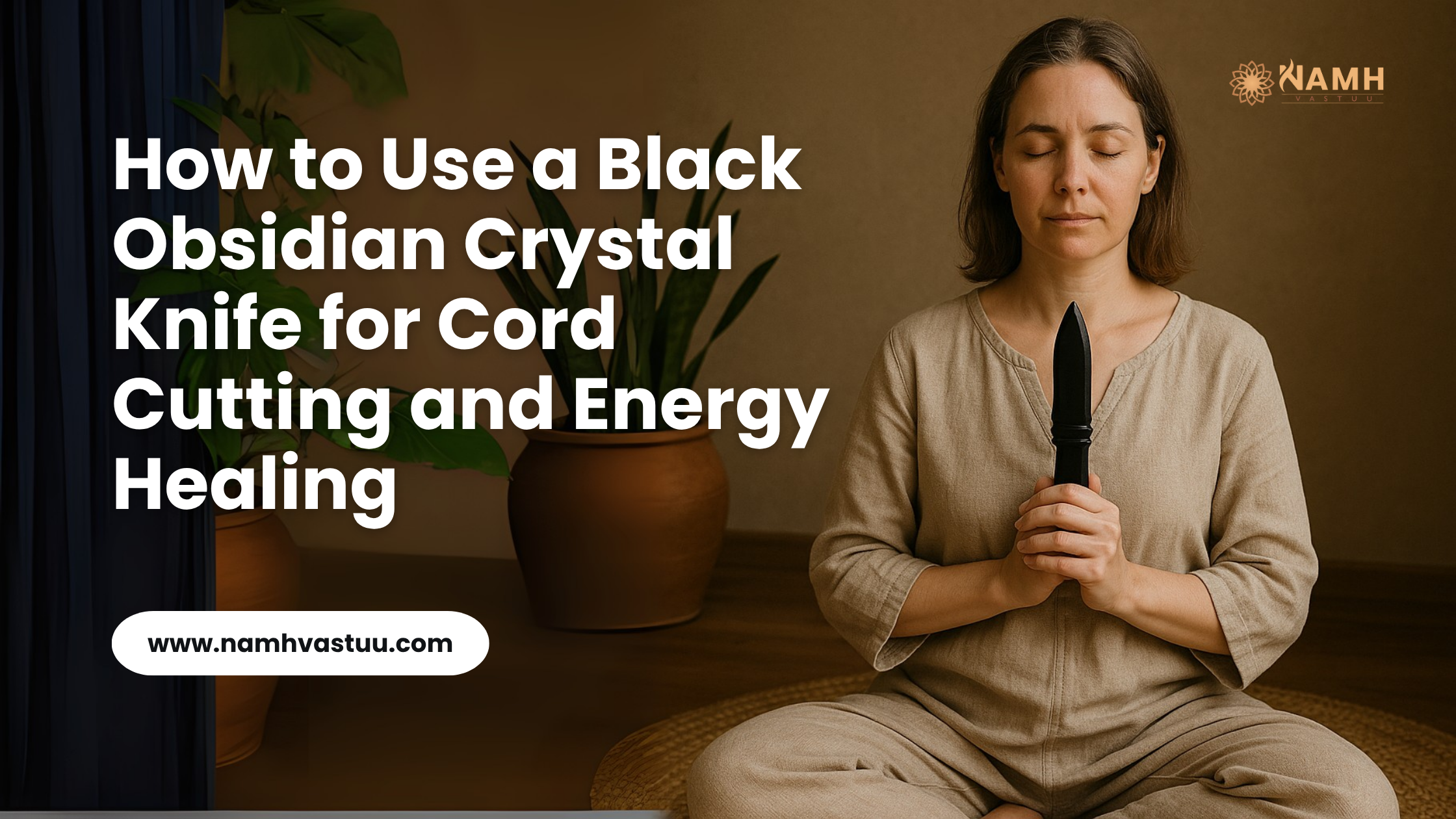 How to Use a Black Obsidian Crystal Knife for Cord Cutting and Energy Healing