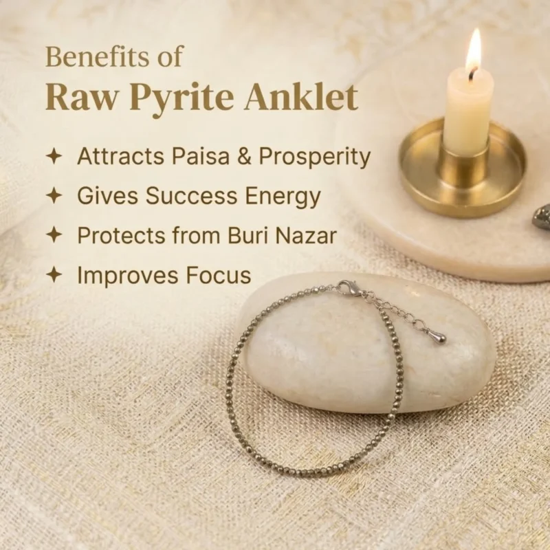 pyrite anklet benefit