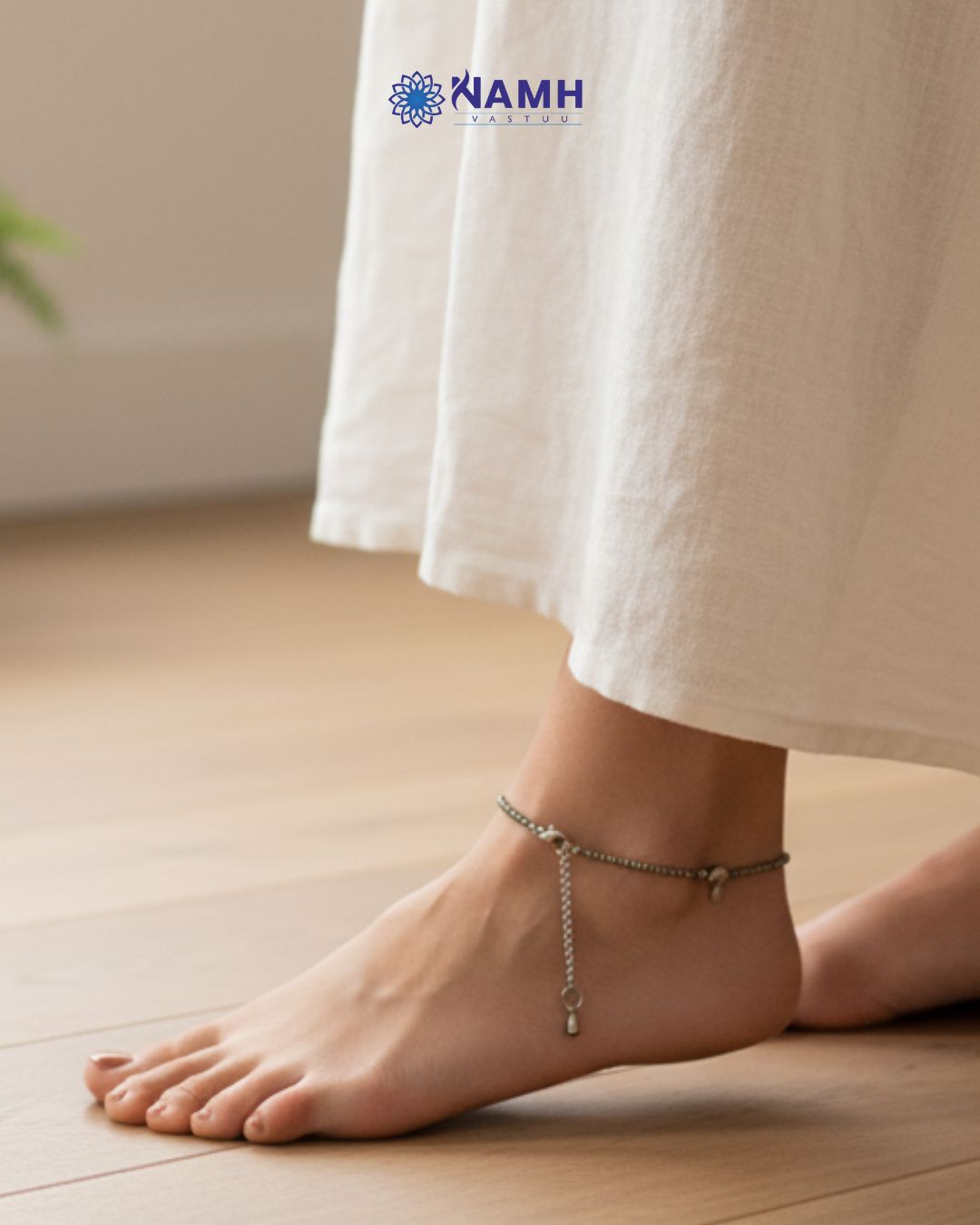 Pyrite Anklet for Protection & Prosperity | Pyrite Crystal Anklet for Abundance, Confidence & Energy Balance - Image 2