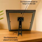 7 Running Horse Pyrite Frame back side