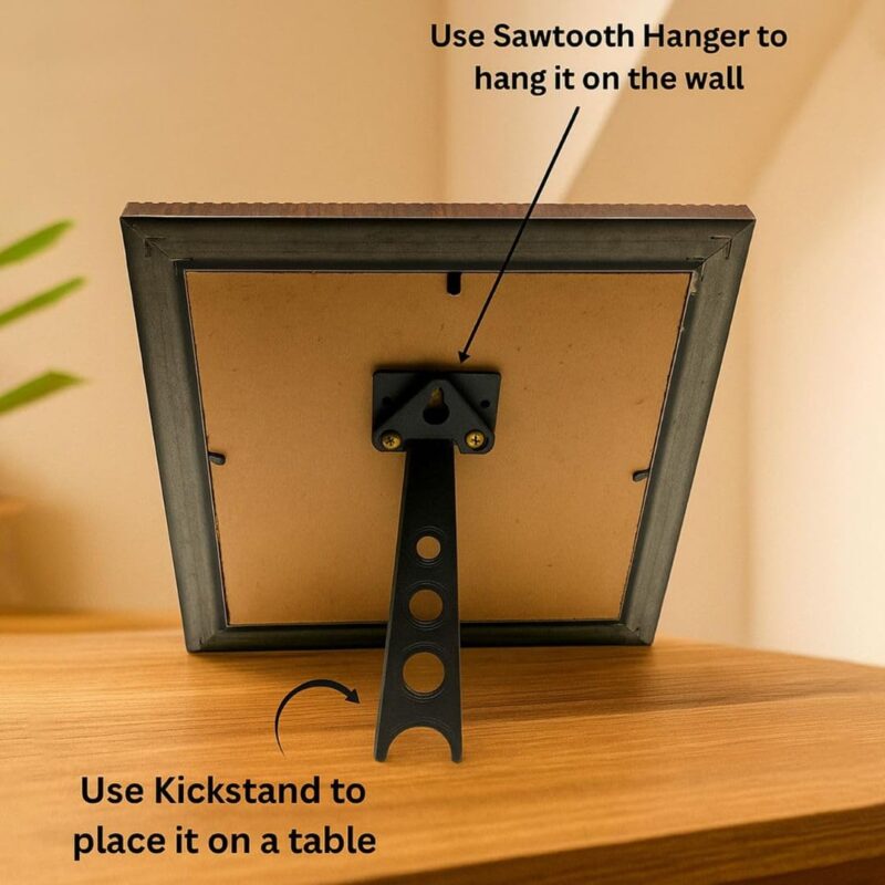 7 Running Horse Pyrite Frame back side