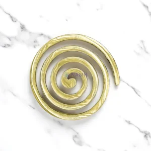 Brass Helix for North west top view