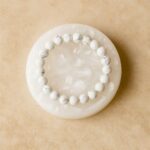 raw Selenite Plate with bracelet