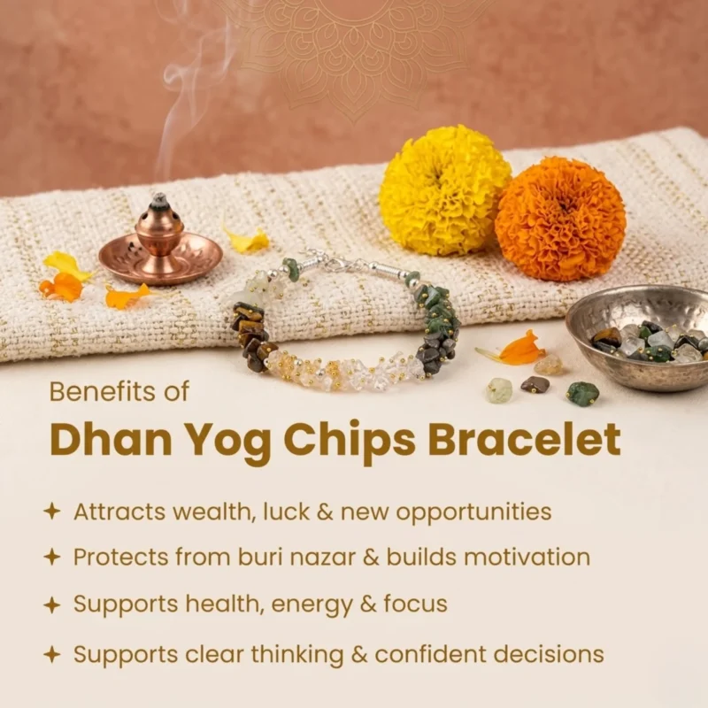 dhanyog chips bracelet benefits