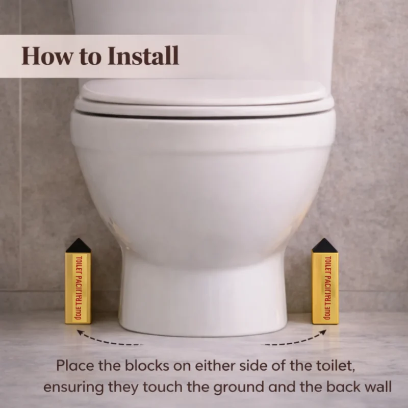 how to install toilet pacifier in toilet