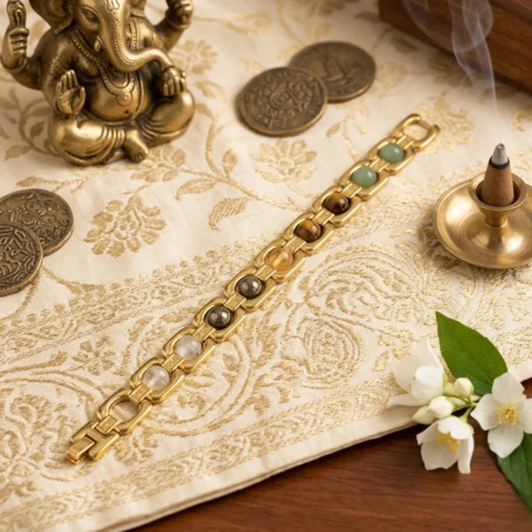 Metal Dhan Yog Bracelet Gold
