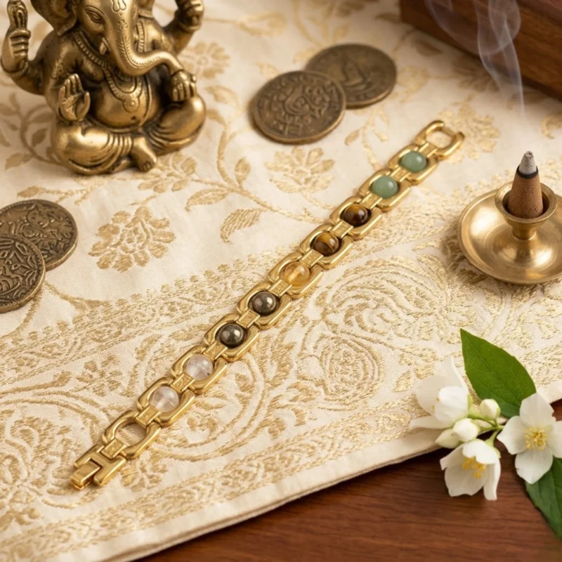 Metal Dhan Yog Bracelet Gold