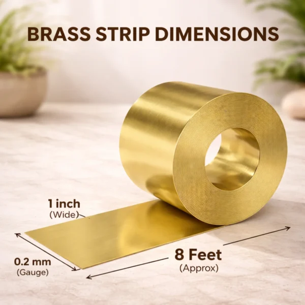 Vastu Brass Strip dimension