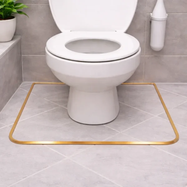 Vastu Brass Strip installed near toilet image
