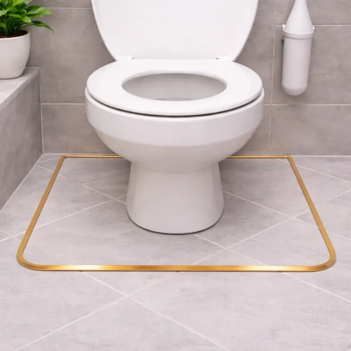 Vastu Brass Strip installed near toilet image