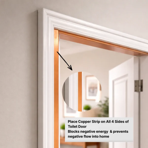 how to install vastu copper strip image