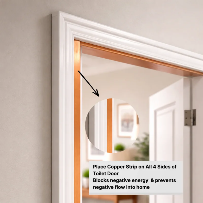 how to install vastu copper strip image